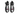 American flag design JCLock on  Black high-top sneakers